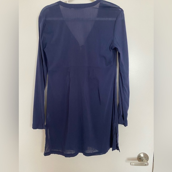 Athleta Deep Blue Beach and Pool Cover-Up - Size Small - Picture 7 of 9